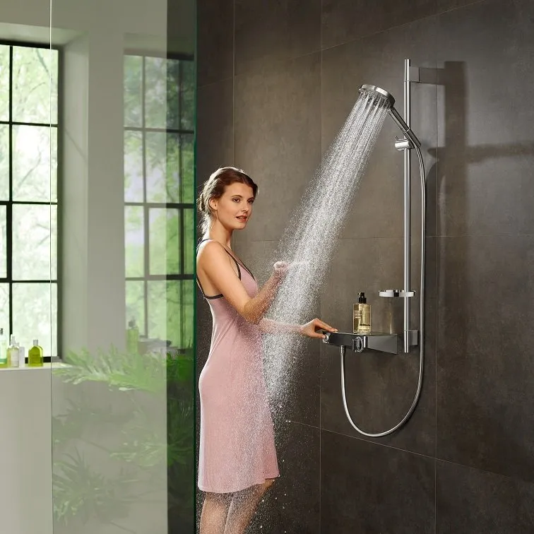 Термостат Hansgrohe Ecostat Select для душа с кнопками управления бел/хром (13171400)