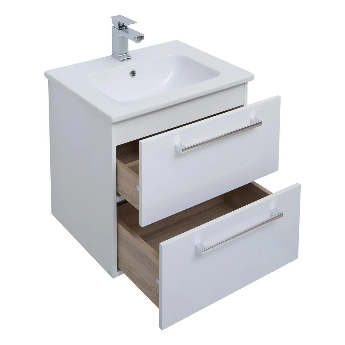 Тумба под раковину подвесная Dreja Gio 60 см, белый