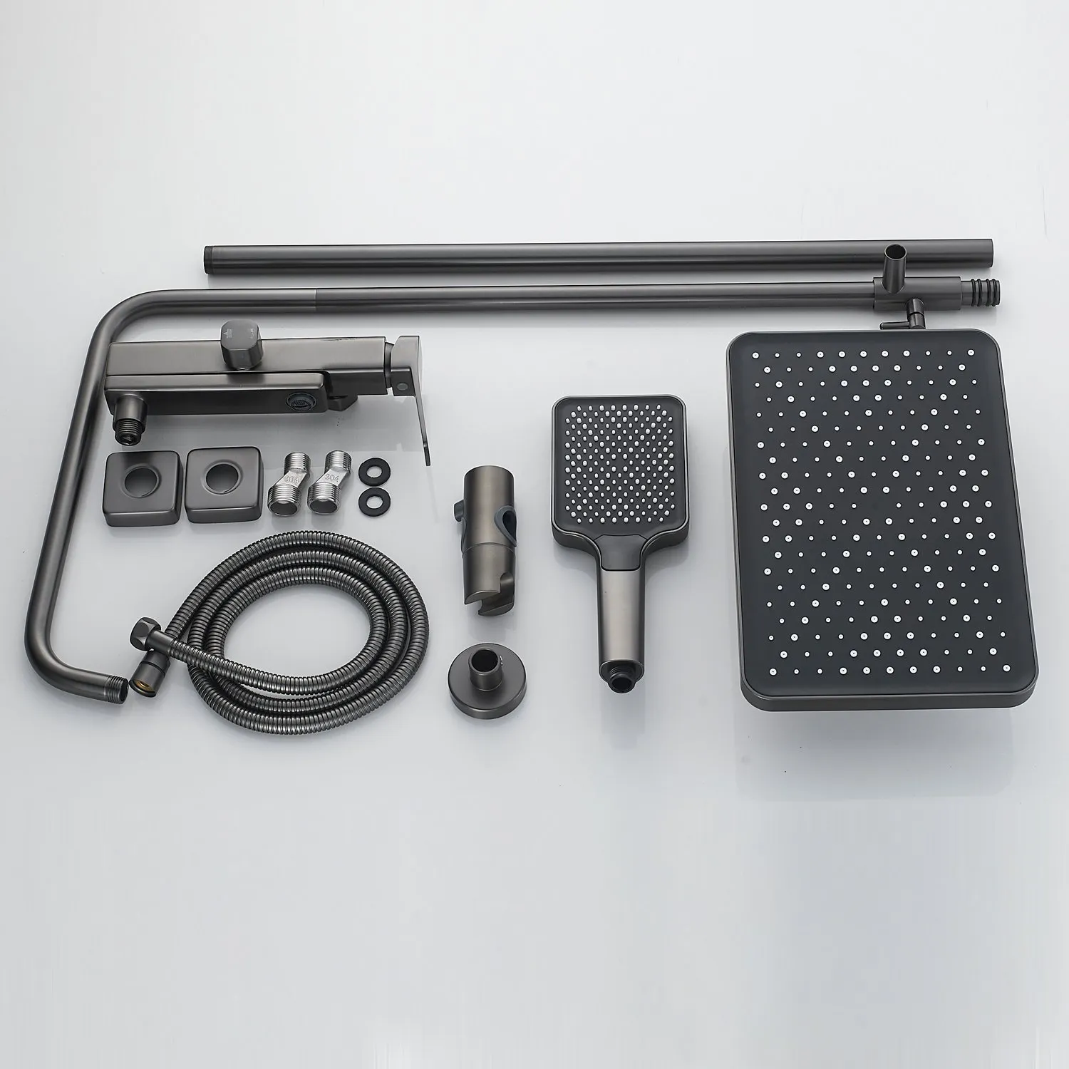 Душевая система Raffine F3699T, оружейная сталь