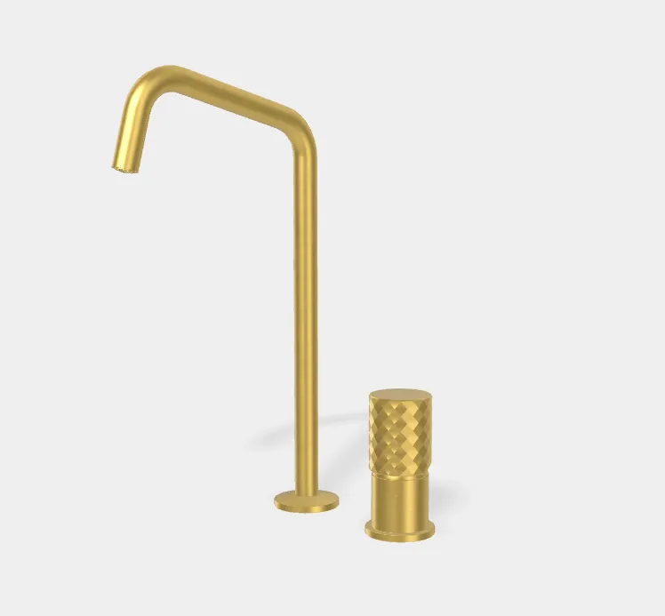 Смеситель для раковины Fima Carlo Frattini Spillo Tech, X Collection, золото брашированное (F3271TNDXOS)