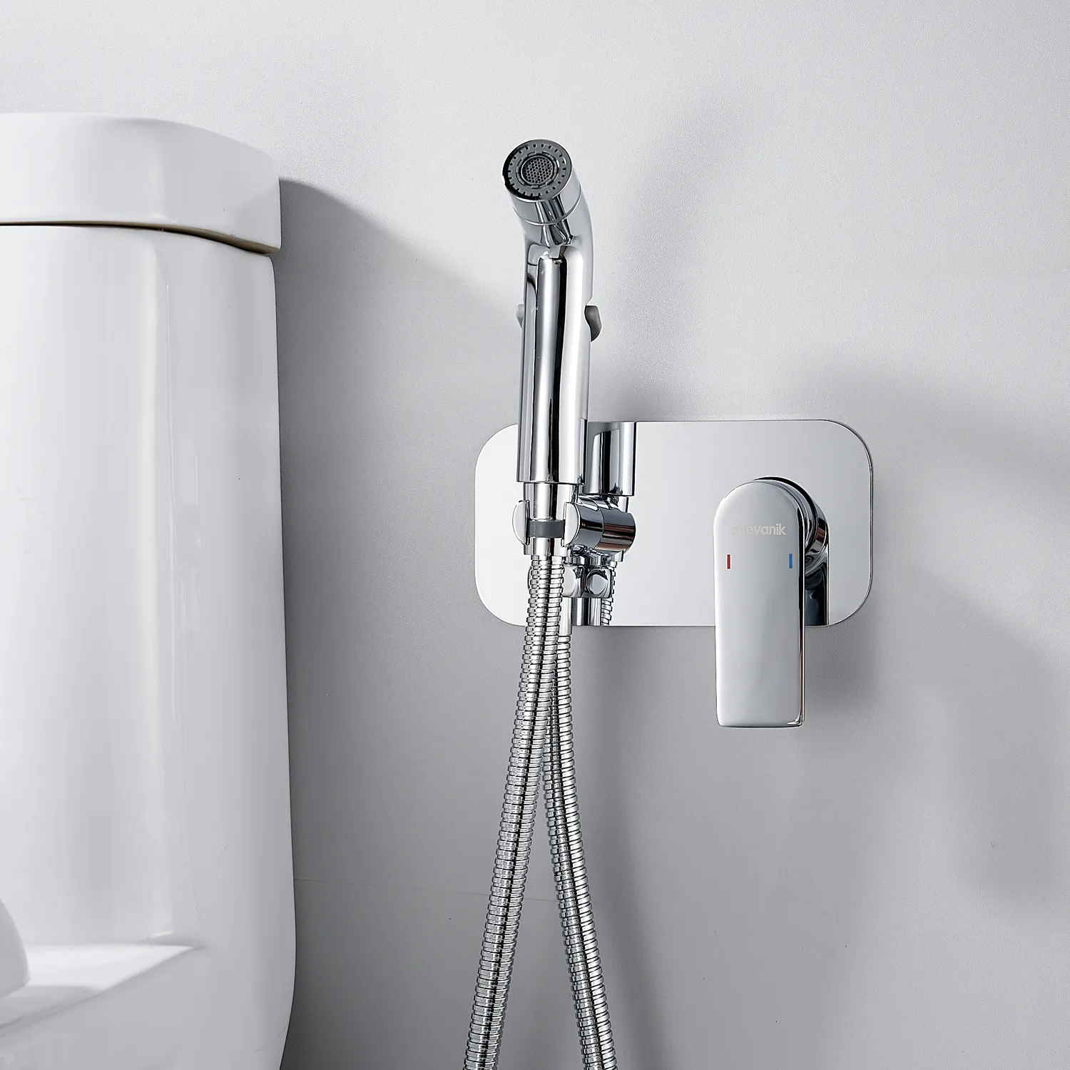 Гигиенический душ со смесителем Shevanik S4105, хром