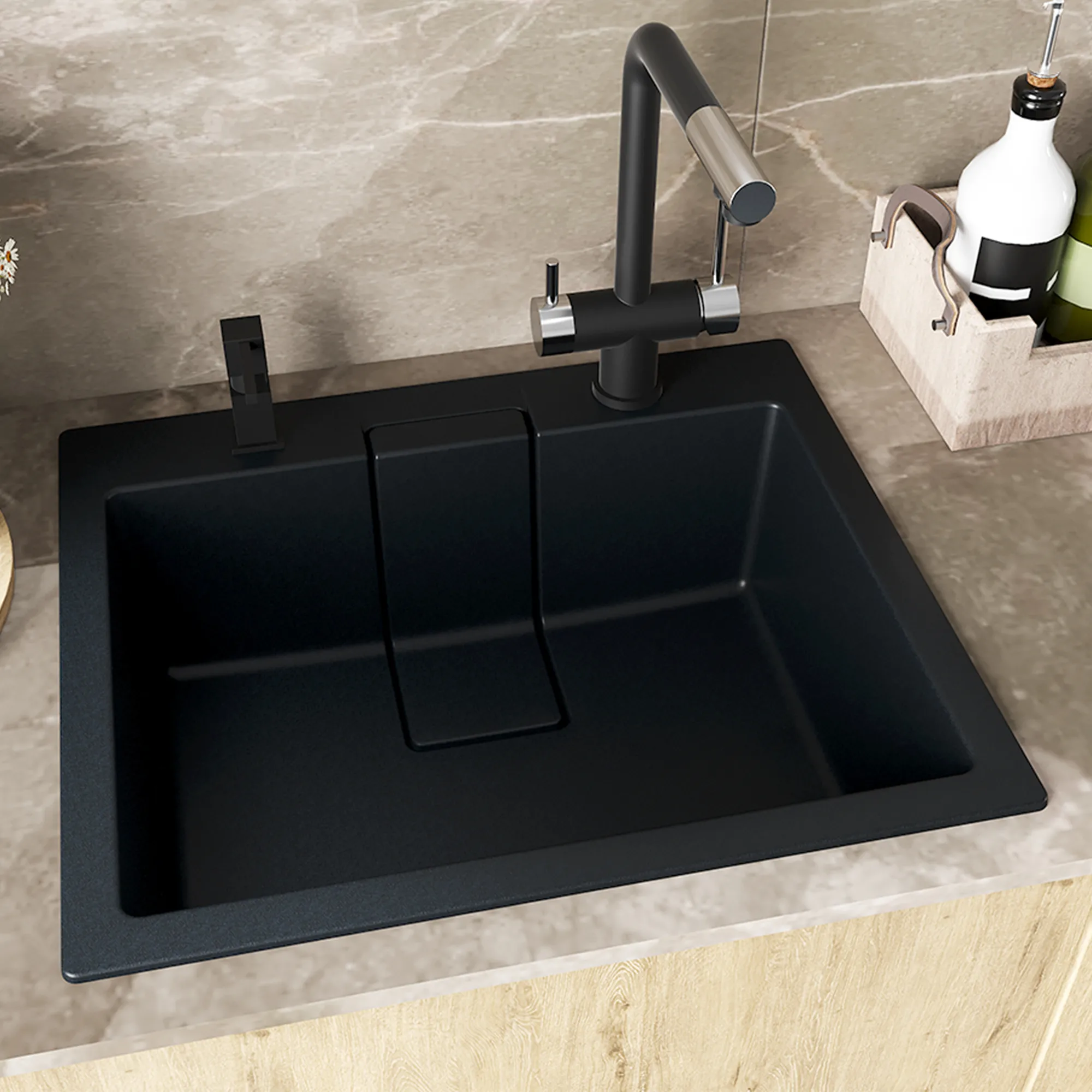 Кухонная мойка Florentina РИВЬЕРА 20.490.D0600.202, черный