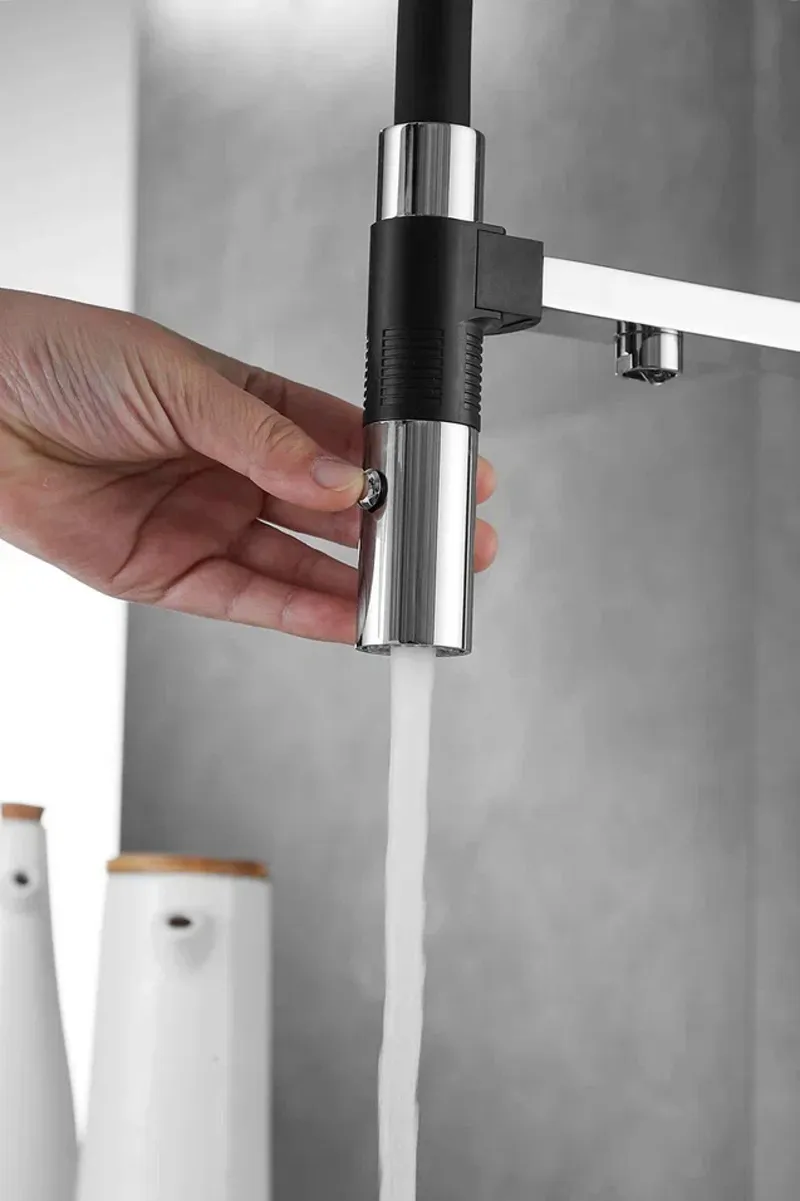 Смеситель для кухни Rose R958, хром