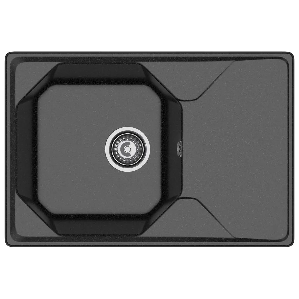 Кухонная мойка GranFest UNIQUE 740L, черный