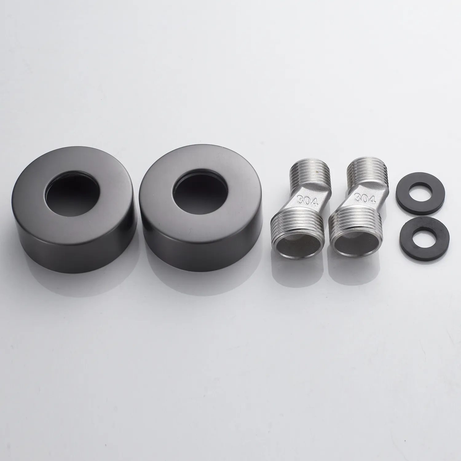 Гигиенический душ со смесителем Shevanik S4705T-1, оружейная сталь