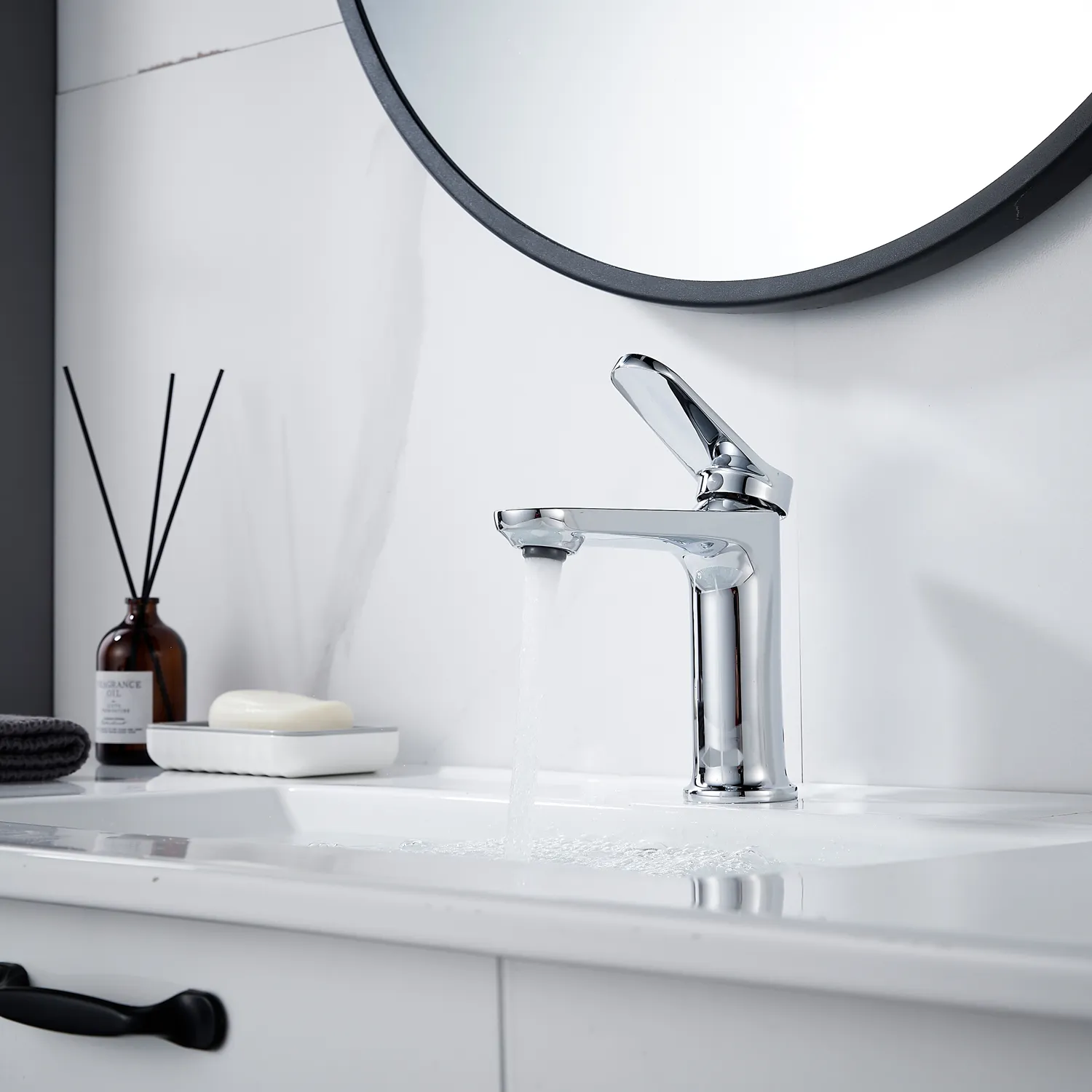 Смеситель для раковины Shevanik S4301, хром