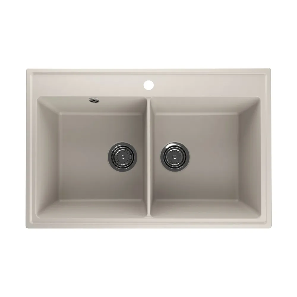 Кухонная мойка Ulgran Quartz Ruma 780-02, лен
