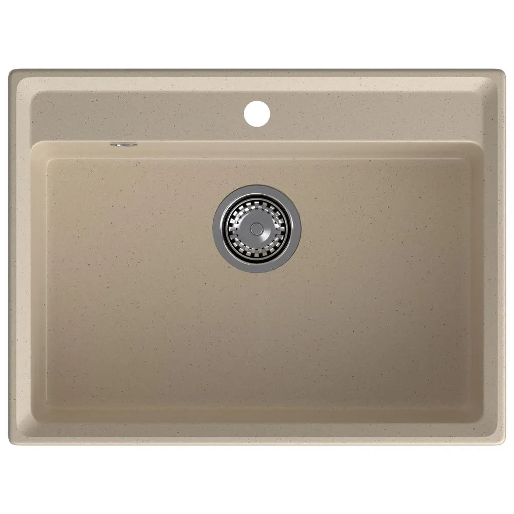 Кухонная мойка GranFest LEVEL 660, кашемир