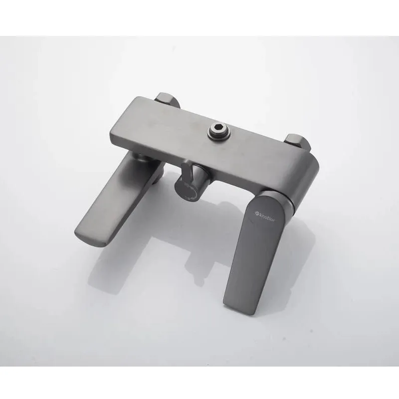 Душевая система Knotlor KN-62/GM, вороненая сталь