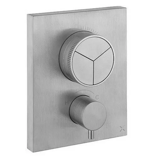 Смеситель для душа Almar Core, на 3 потребителя, Brushed Nickel (E176683.NB)