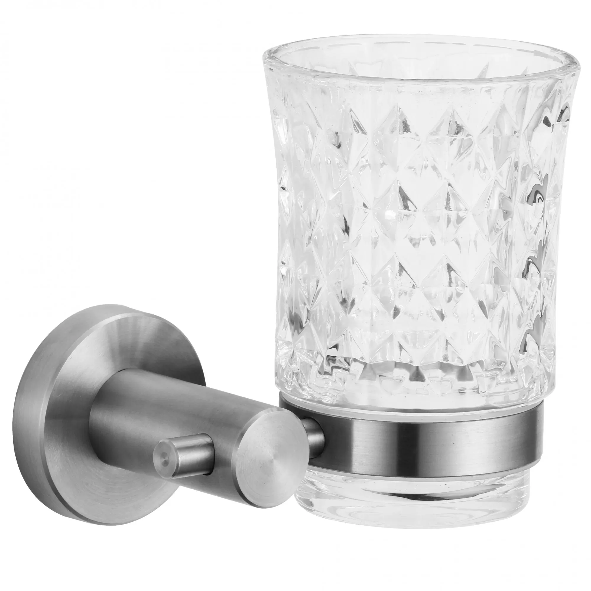 Cтакан стеклянный с настенным держателем Savol 56 (S-005658)