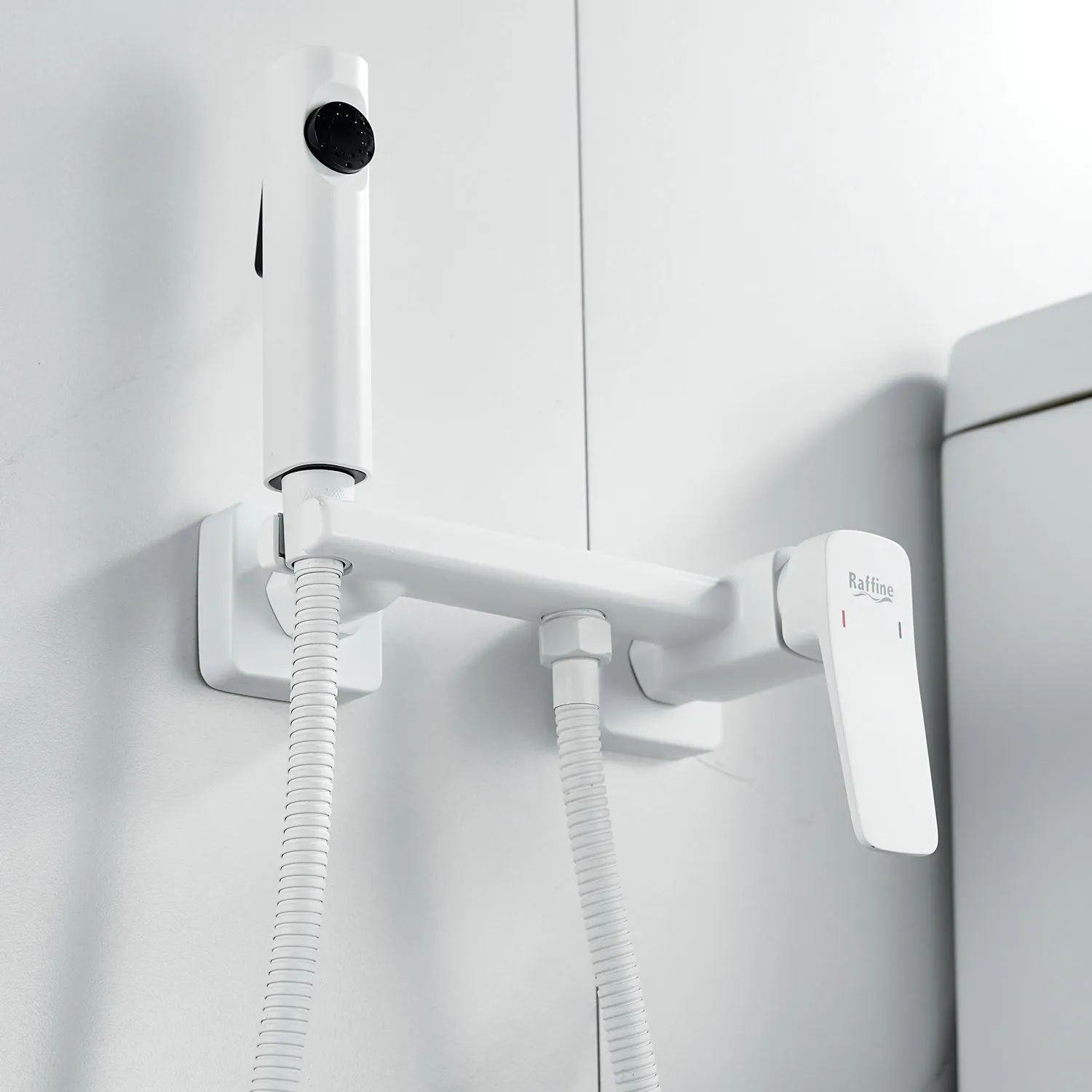 Гигиенический душ со смесителем Raffine F0599C-1, белый