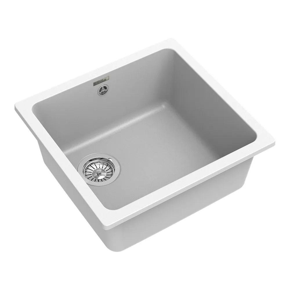 Кухонная мойка Rivelato BERKANA BK-45, иней