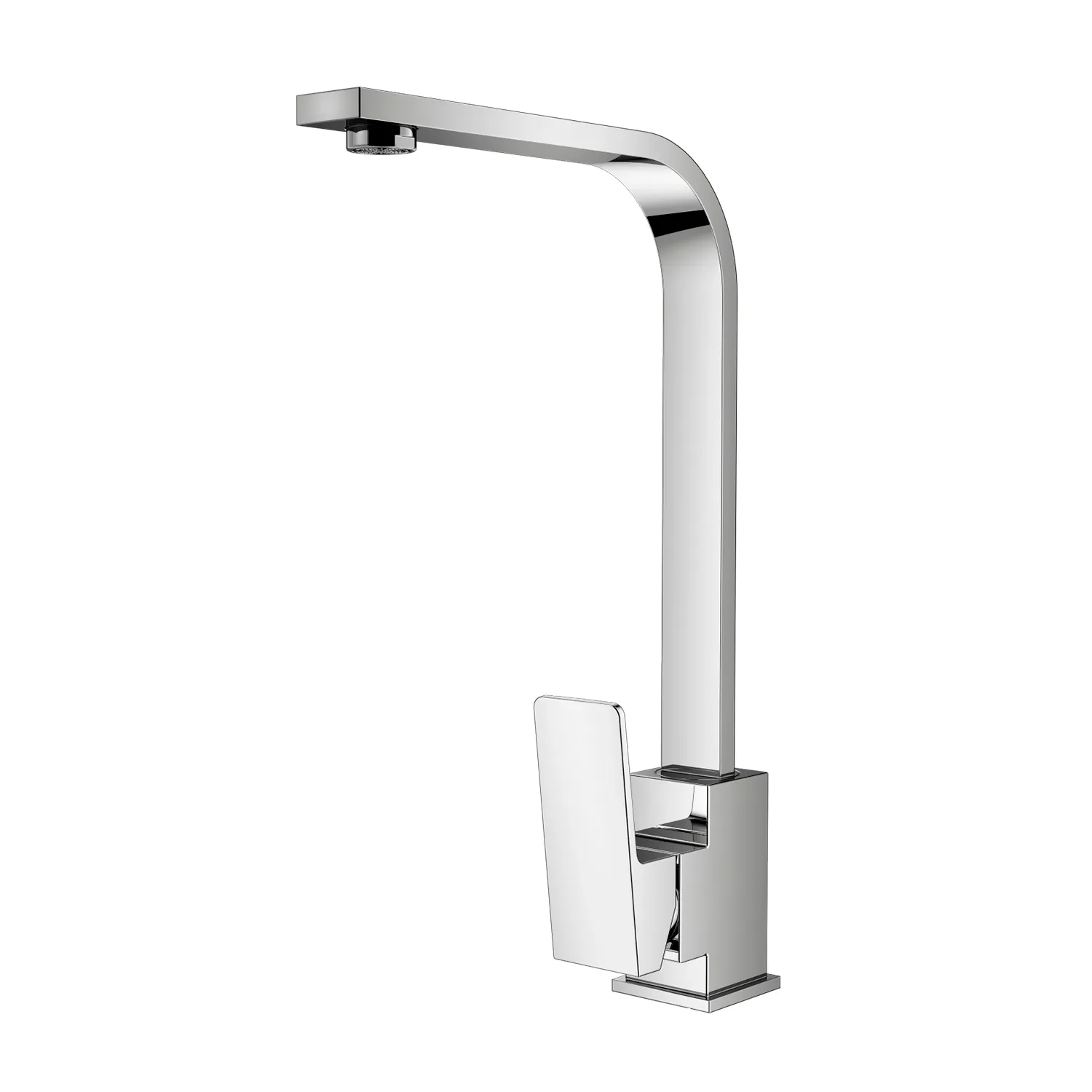 Смеситель Prohanss для кухни высокий поворотный излив, хром (P60.41)