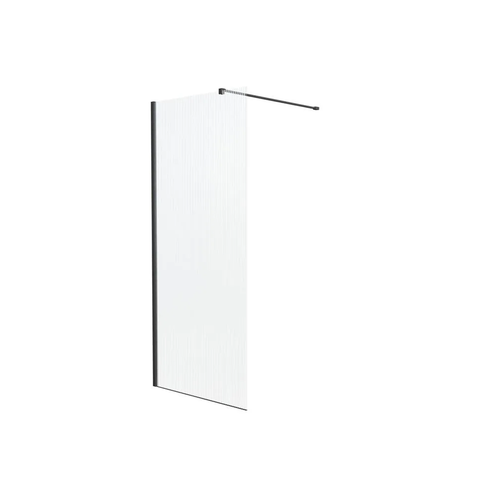 Душевая перегородка Knotlor WI090CG1GM 90х200, оружейная сталь