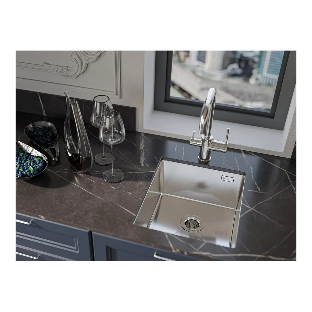 Кухонная мойка Rivelato Rinox 3844 UN, нержавеющая сталь