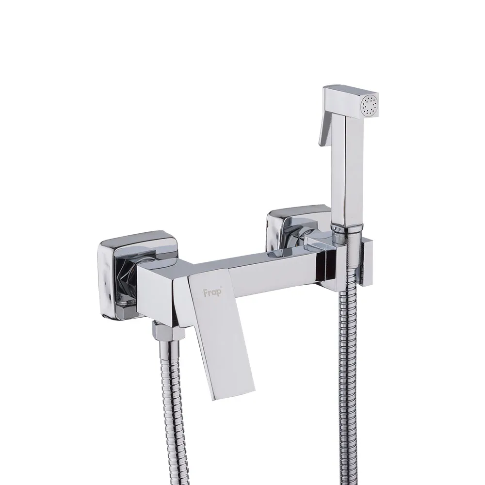 Гигиенический душ со смесителем FRAP F7504, хром