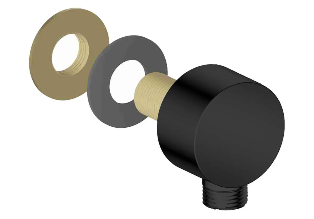 Шланговое подсоединение AQUATEK AQ2454MB, матовый черный