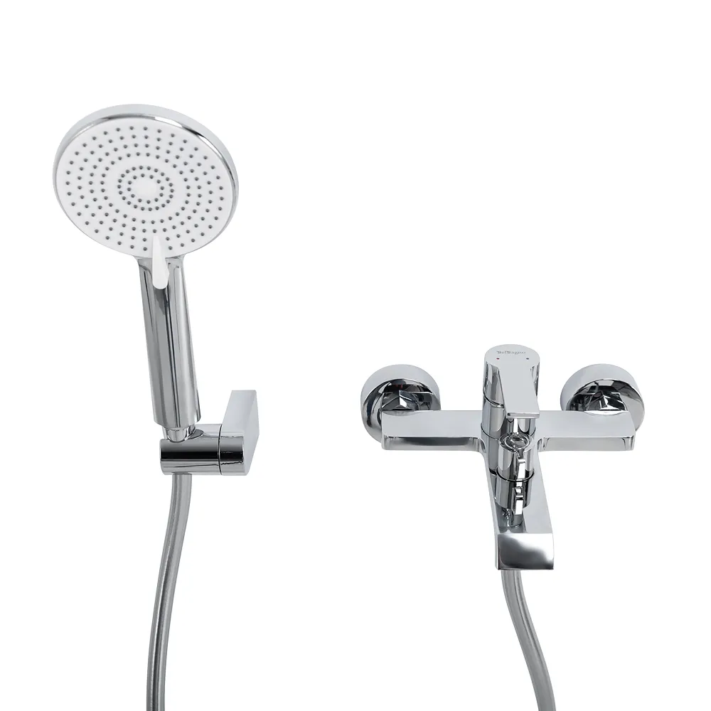 Смеситель для ванны и душа BelBagno Aurora, хром (AURORA-VASM-CRM)