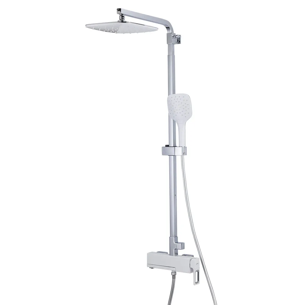 Душевая система GAPPO G2417-8, хром/белый