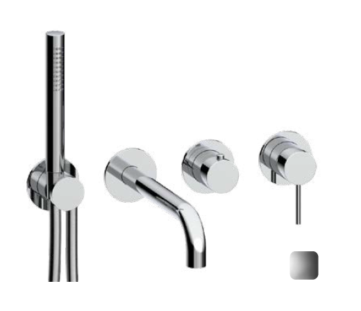 Смеситель для ванны и душа Almar Water Control Modular, с переключателем на 2-3 положения, хром (E180143.CR)