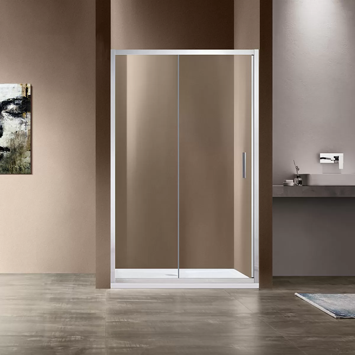 Душевая дверь Vincea Garda (VDS-1G120CL) 1200х1900 мм, хром, стекло прозрачное