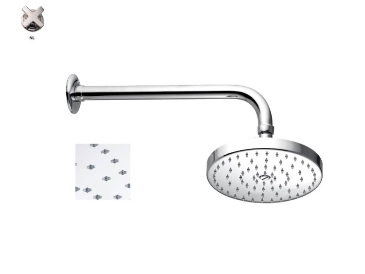 Верхний душ Nicolazzi Doccia, шгв 300х300х30, Polished Nichel (5704 NL 30)