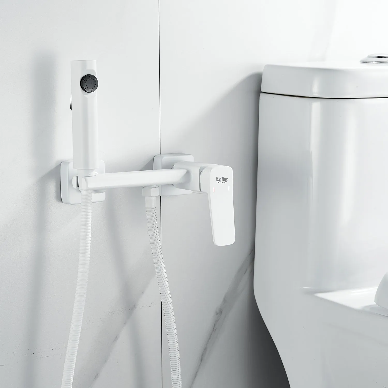 Гигиенический душ со смесителем Raffine F0599C-1, белый