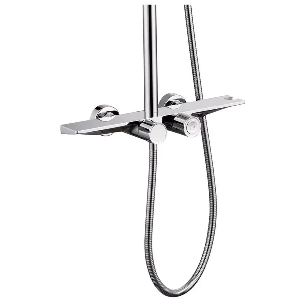 Душевая система с термостатом Grocenberg GB7038CR, хром