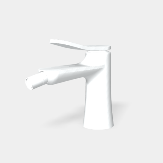 Смеситель для биде Fima Carlo Frattini Flo', белый матовый (F3802BS)