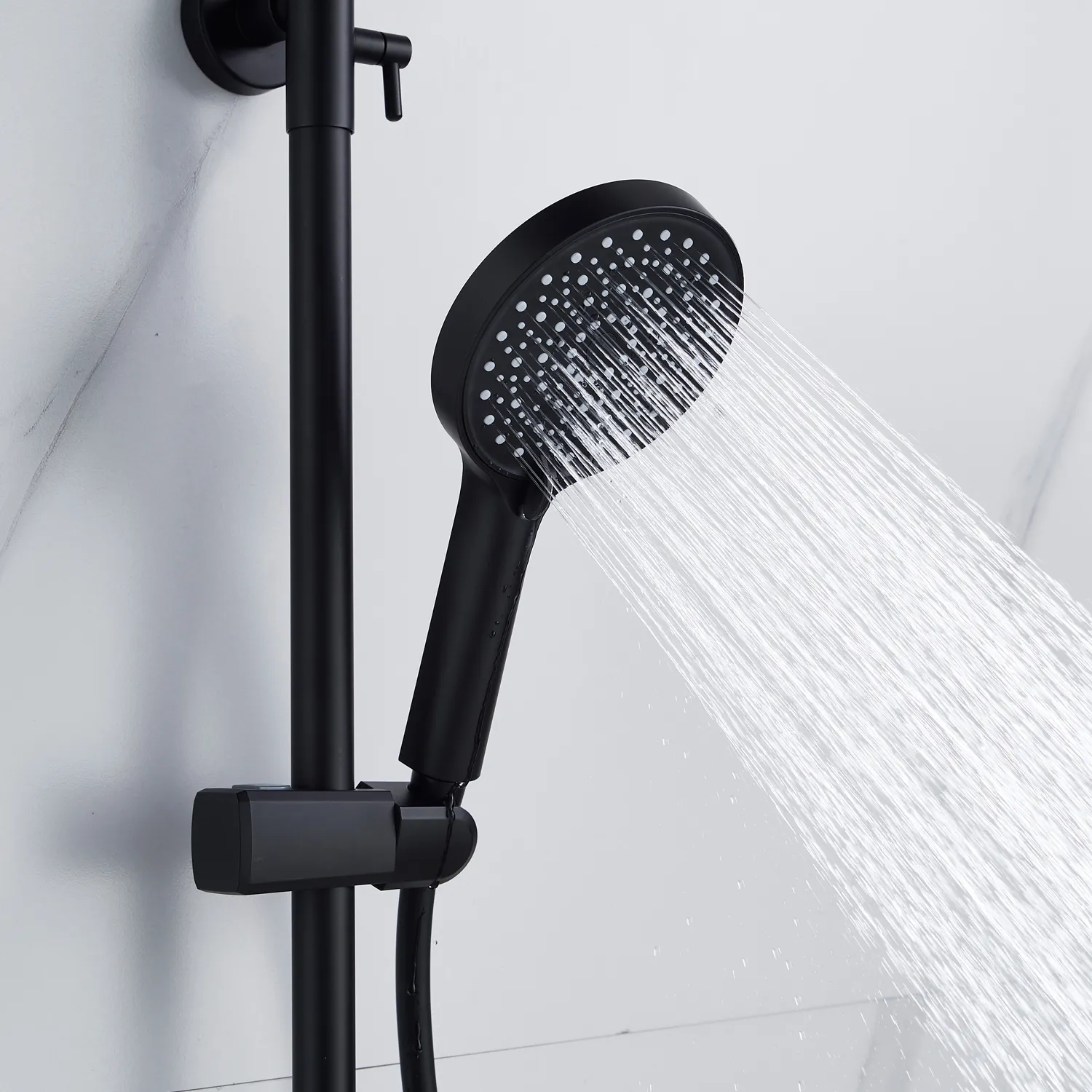 Душевая система Shevanik S4726H, черный