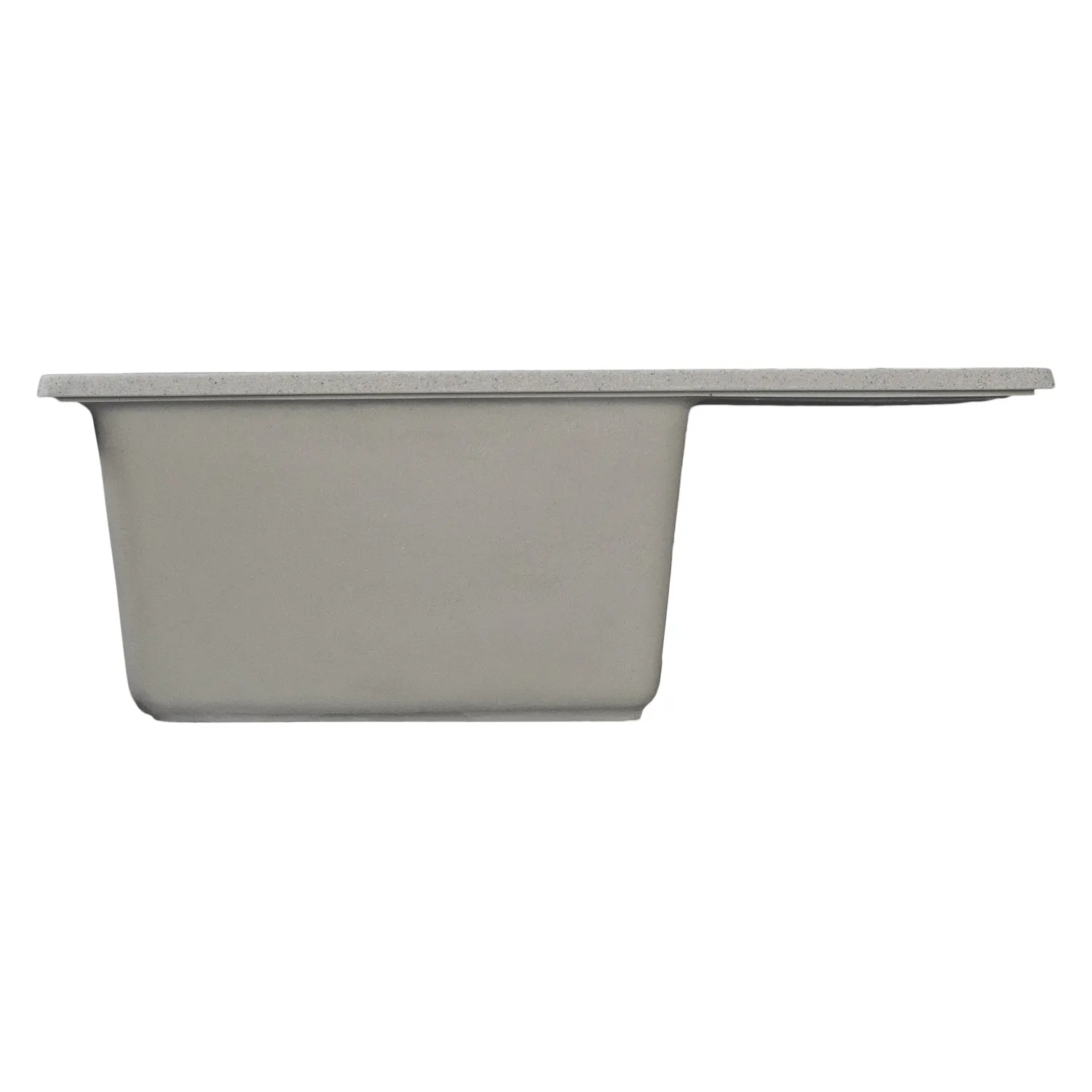 Мойка MIXLINE МЛ-ГМС103 (ML-GMS103) СТАНДАРТ с крылом, темно-серый (309), 570*460*190мм (558119)