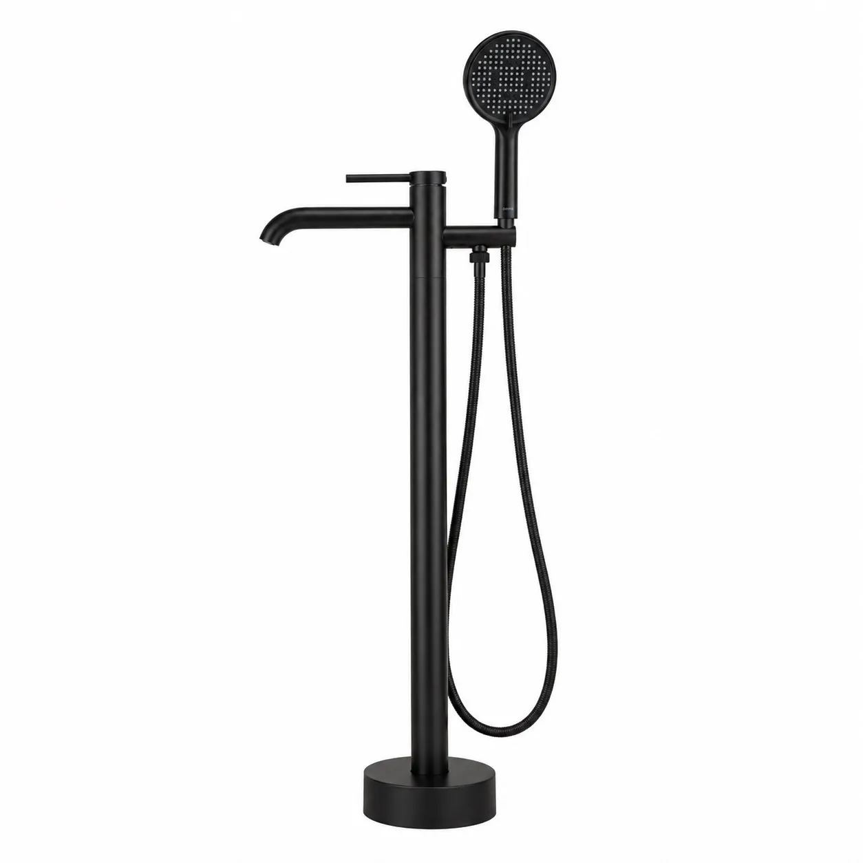 Смеситель для ванны напольный GAPPO G3006-6, черный