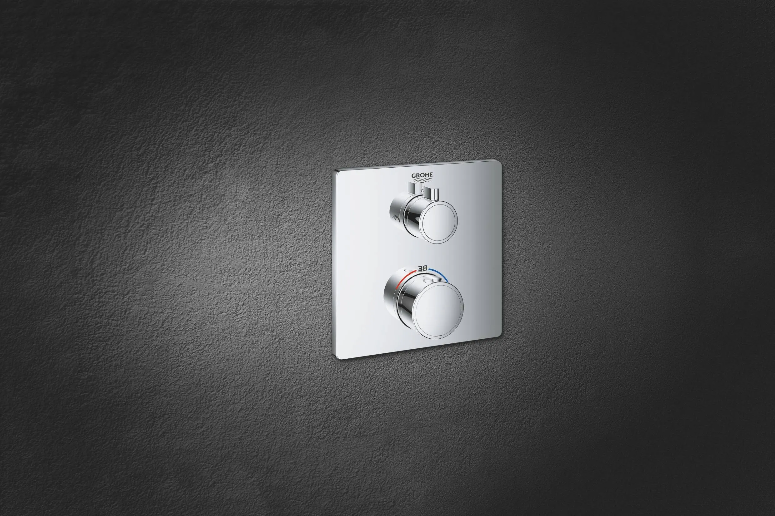 Термостат для душа Grohe Grohtherm встраиваемый без подключения шланга хром (24079000)