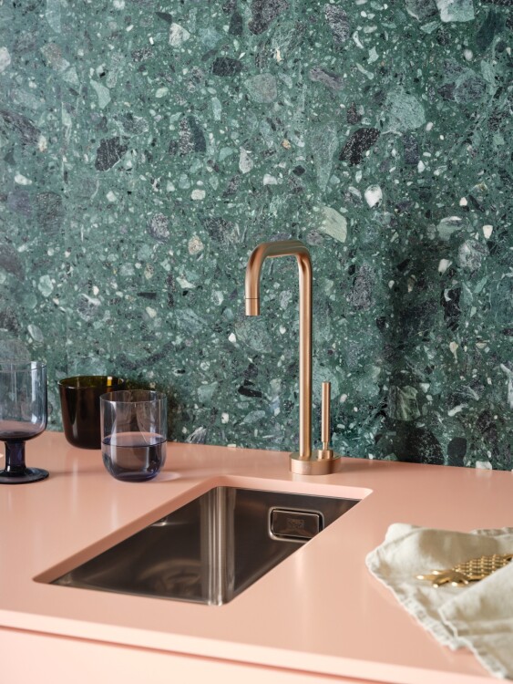 Кран для холодной воды Dornbracht Meta Square, шампань сатинированная (золото 22кт) (17.872.861.46)