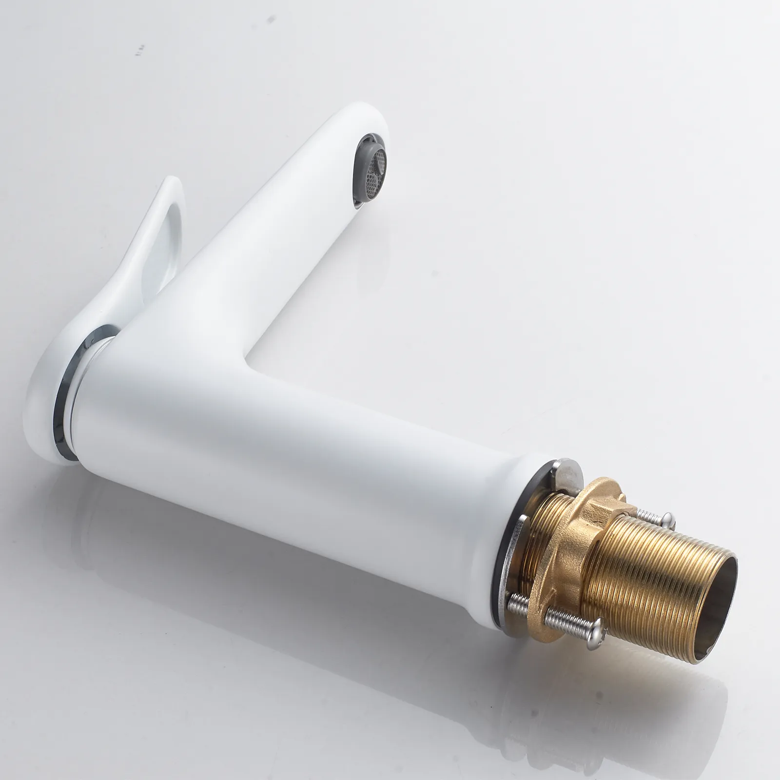 Смеситель для раковины Shevanik S4701C, белый