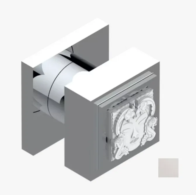 Маховик THG Masque de Femme Smooth metal для встраиваемого в стену вентиля, никель (A2U B01 30B)