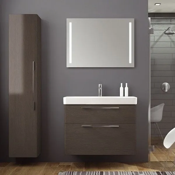 Шкаф высокий Geberit Smyle 180x36 (дуб) 805002