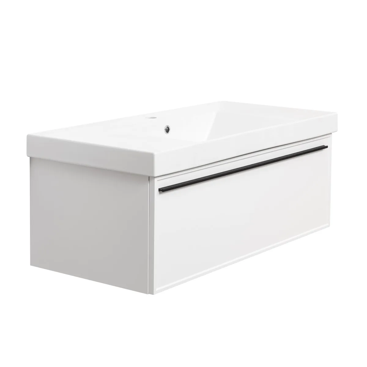 Тумба под раковину подвесная La Fenice Elba FNC-01-ELB-B-100, белая