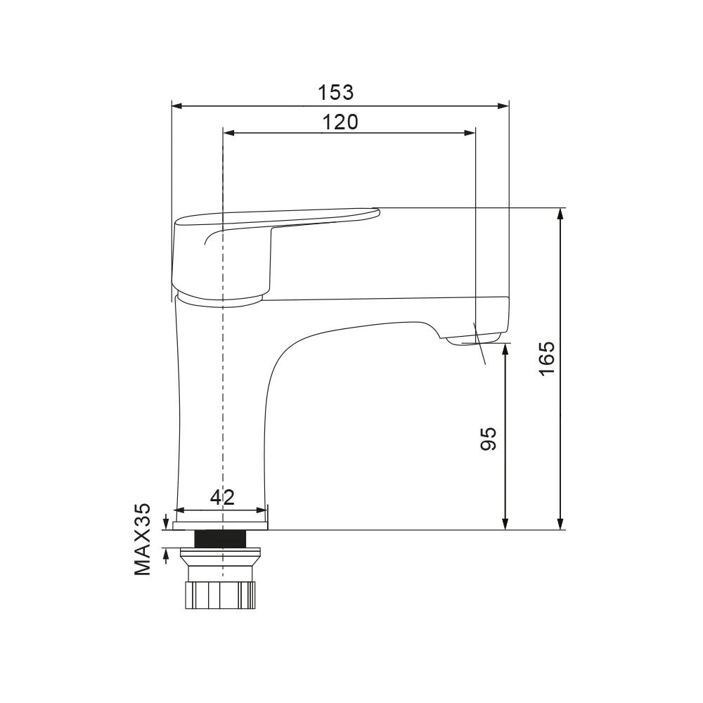 Смеситель для раковины с гигиеническим душем WesnaArt NOVA NOV03-212, хром