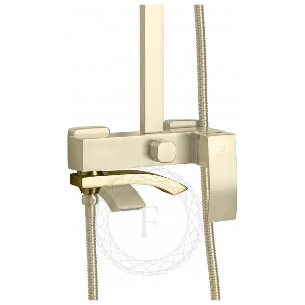 Душевая система FILARETE Waterfall FL2010MG, матовое золото