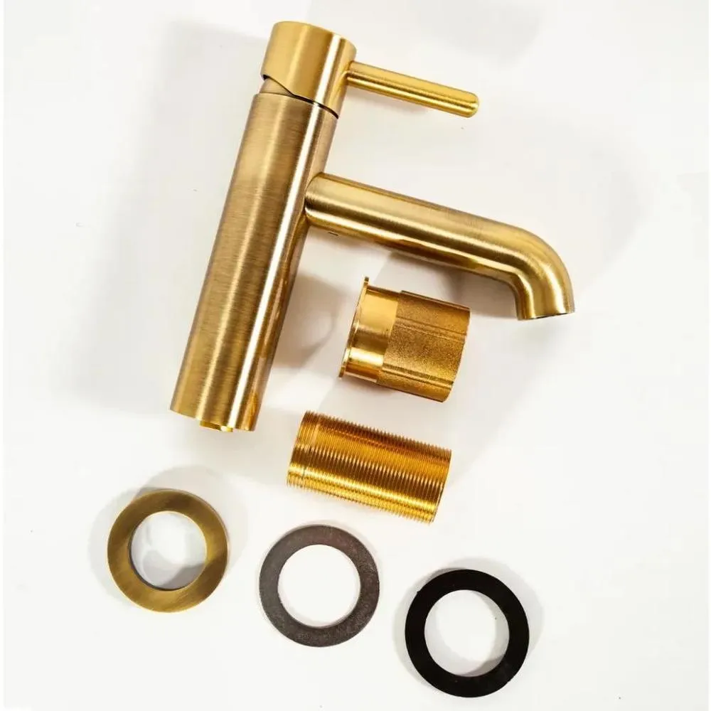 Смеситель для раковины Hansberge H1031BR, бронза