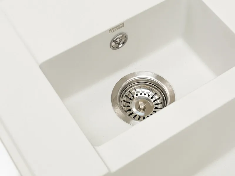 Кухонная мойка Grandex Aqua Topline 600111, белый