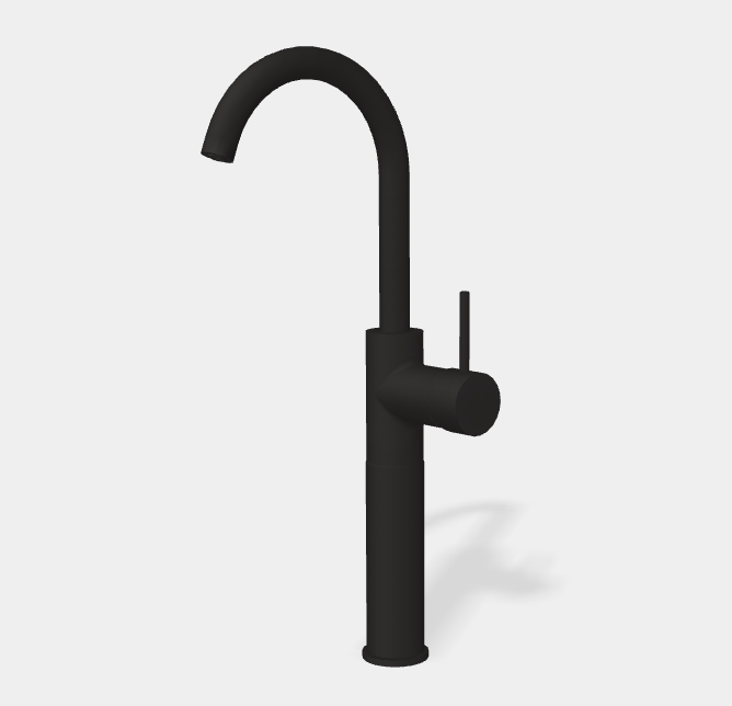 Смеситель для раковины Fima Carlo Frattini Spillo Up, чёрный матовый (F3041/HNS)