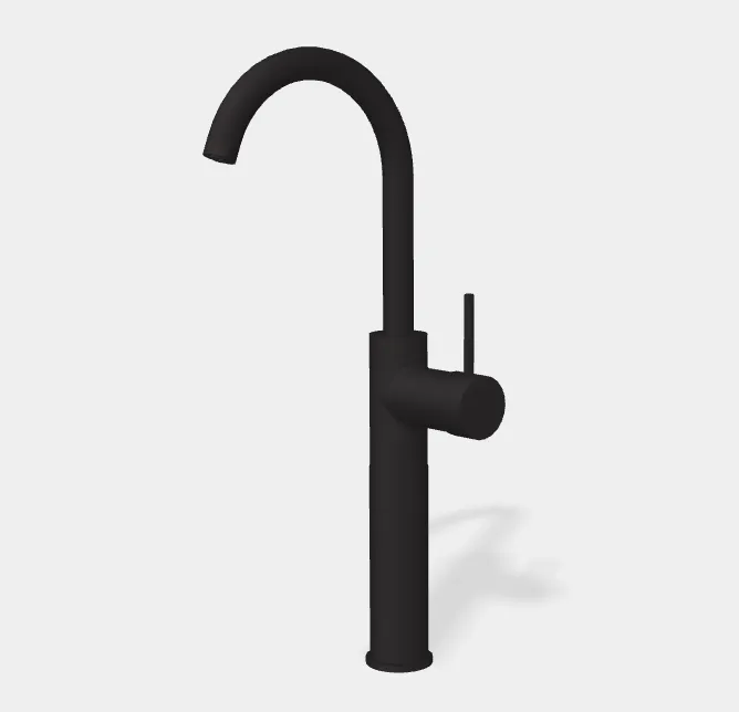 Смеситель для раковины Fima Carlo Frattini Spillo Up, чёрный матовый (F3041/HNS)