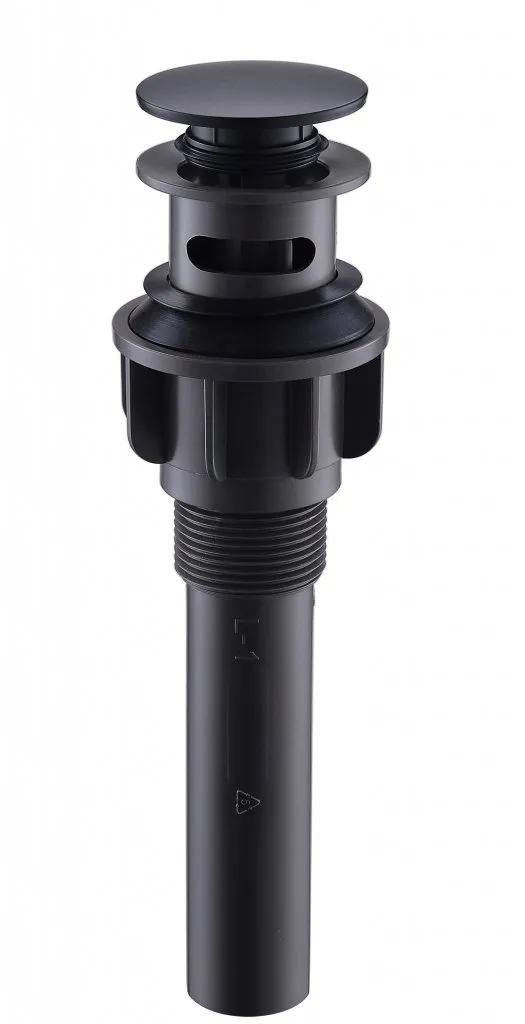 Донный клапан BelBagno, черный матовый (BB-PCU-03-NERO)