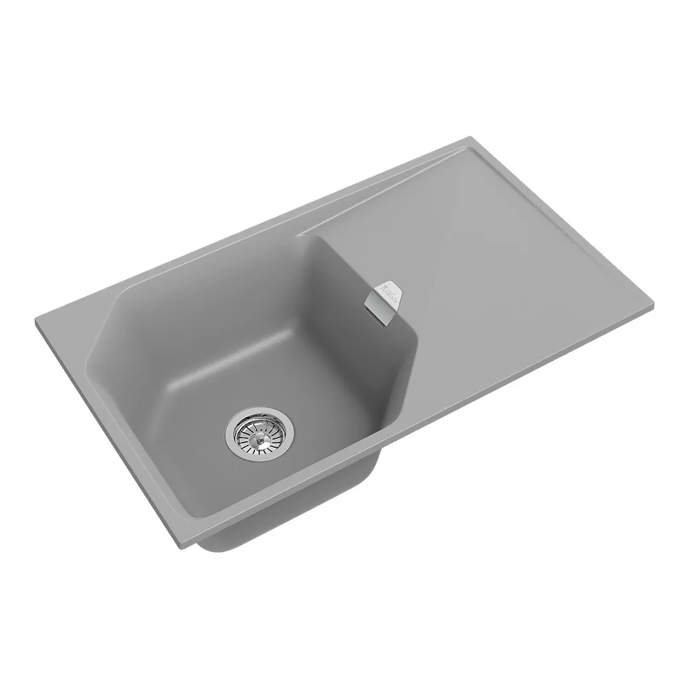 Кухонная мойка Rivelato LOCUS LS-85, серый металлик