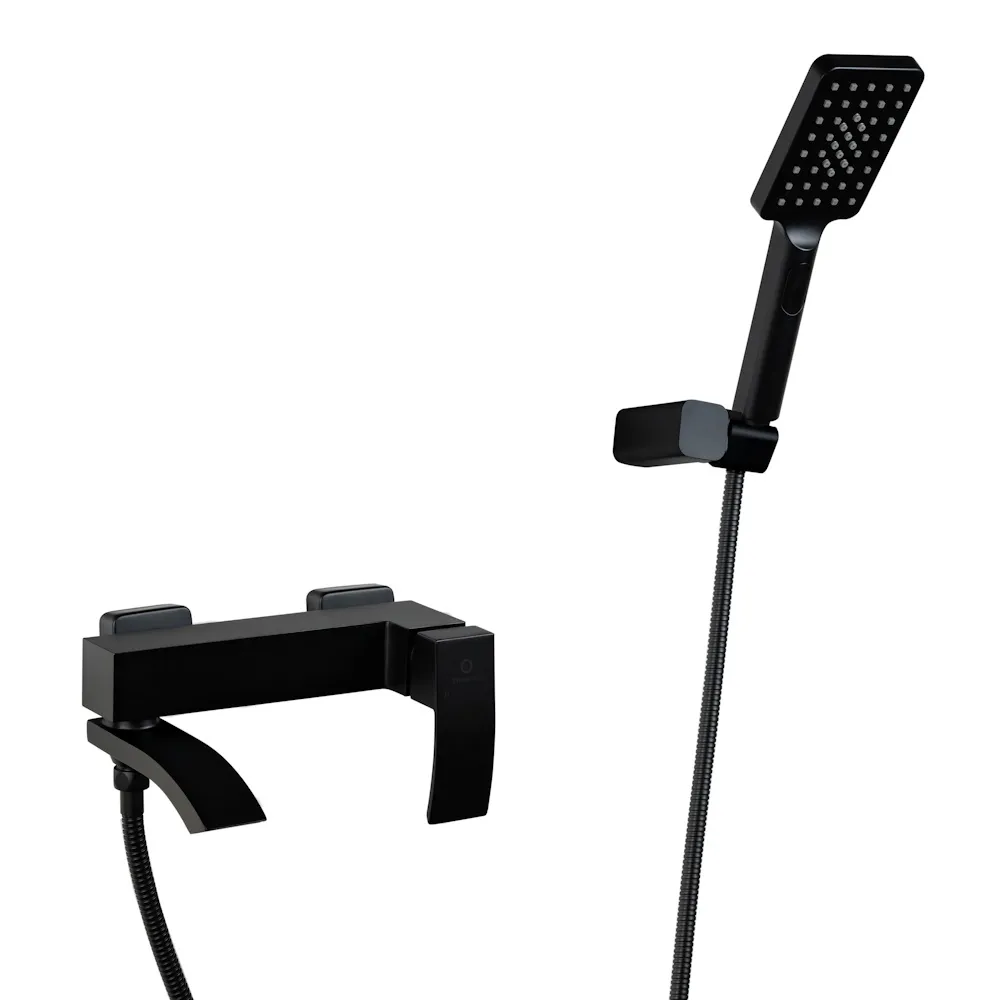 Смеситель для ванны FILARETE Waterfall FL2110BL, черный