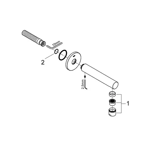Излив Grohe Concetto 13280001 хром