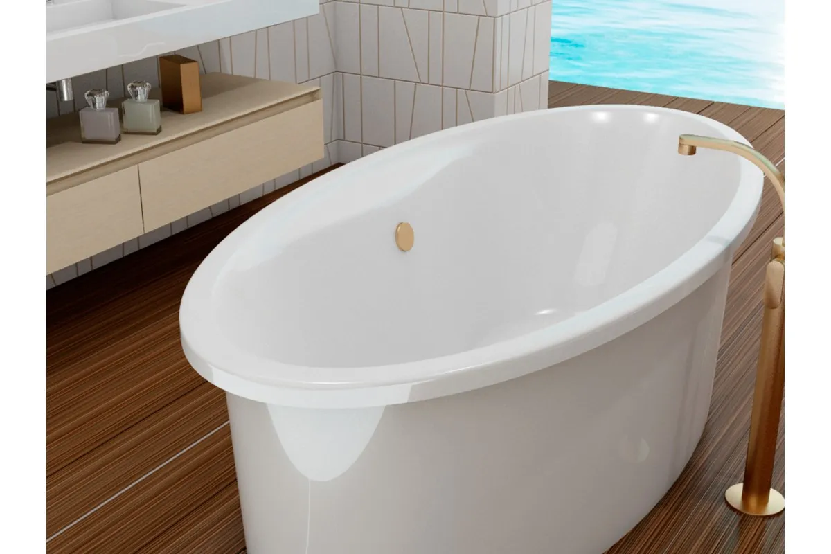 Ванна акриловая отдельностоящая Vayer Beta KPL Гл000006827, 194x100